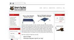 Desktop Screenshot of berkersdogbeds.com